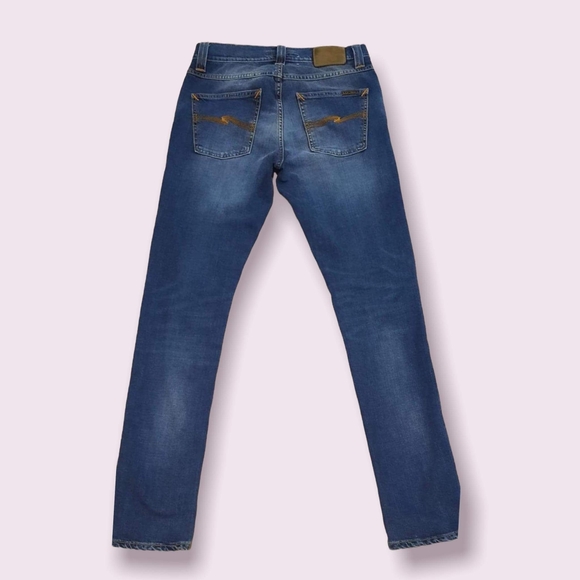 Nudie Jeans made in Italy,Size 28, Color Blue - Picture 2 of 12